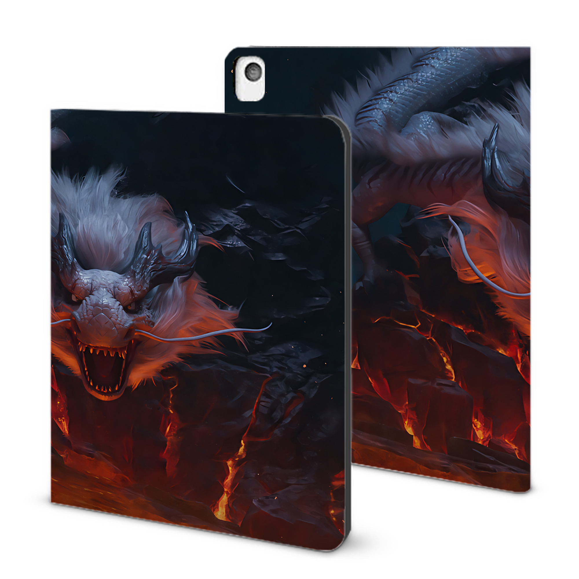 （画像用） Ne Zha 2 ナタ 魔童の大暴れ IPadケース ペンホルダー付き ブックスタイルデザイン